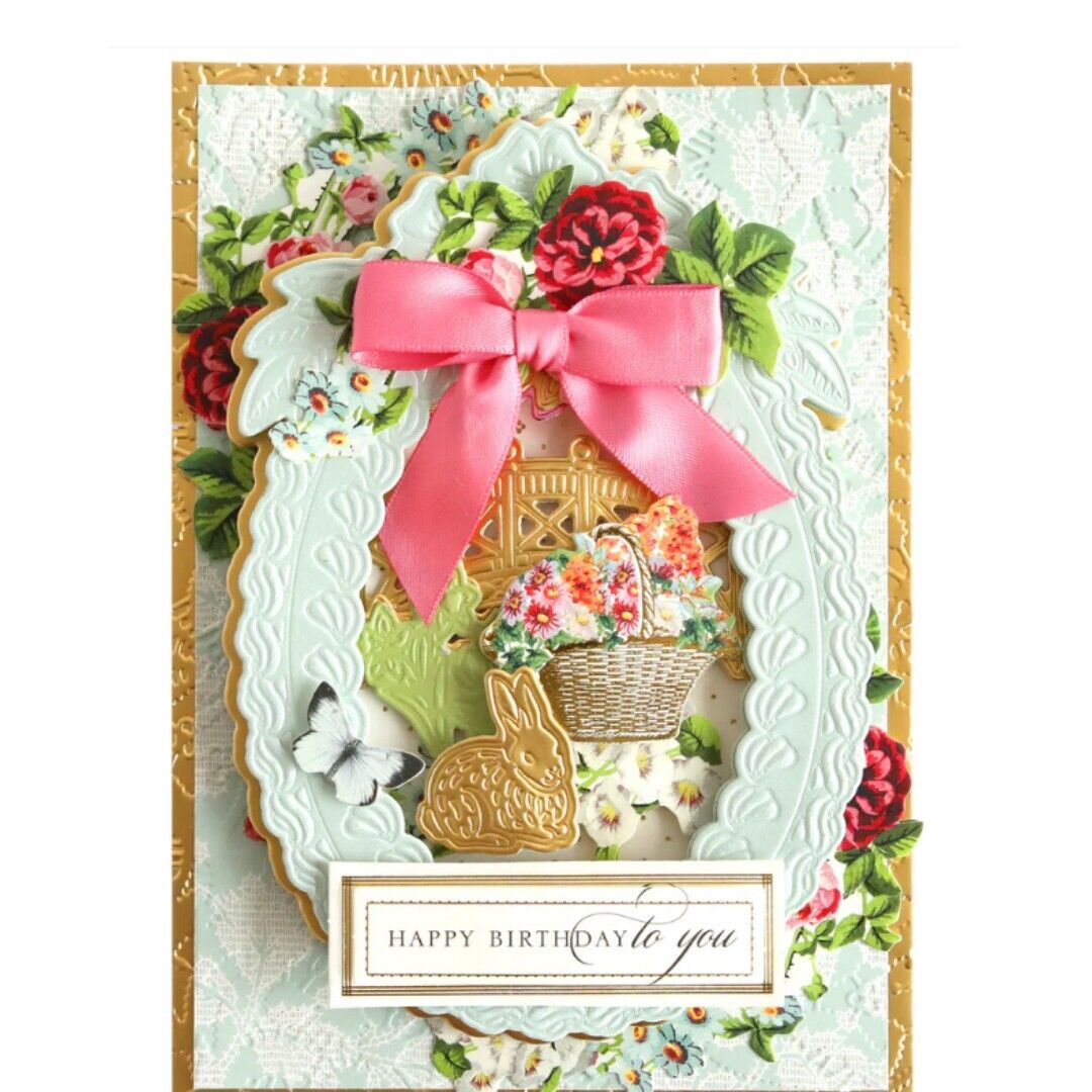 Anna Griffin SUGAR EGG SCENE Easter Dies Rare