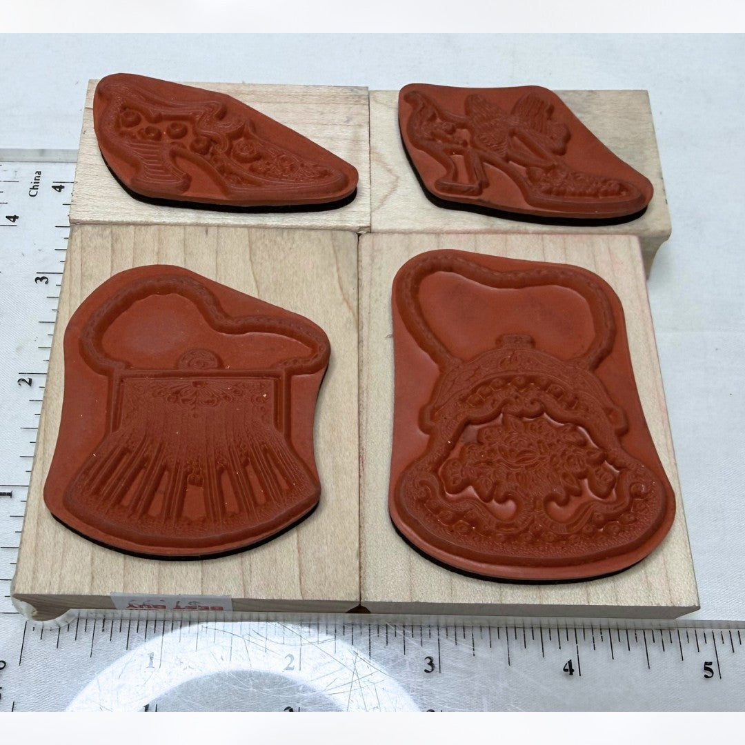 All Night Media FASHION SHOES Handbags Purses Sandy Clough Vintage Rubber Stamps