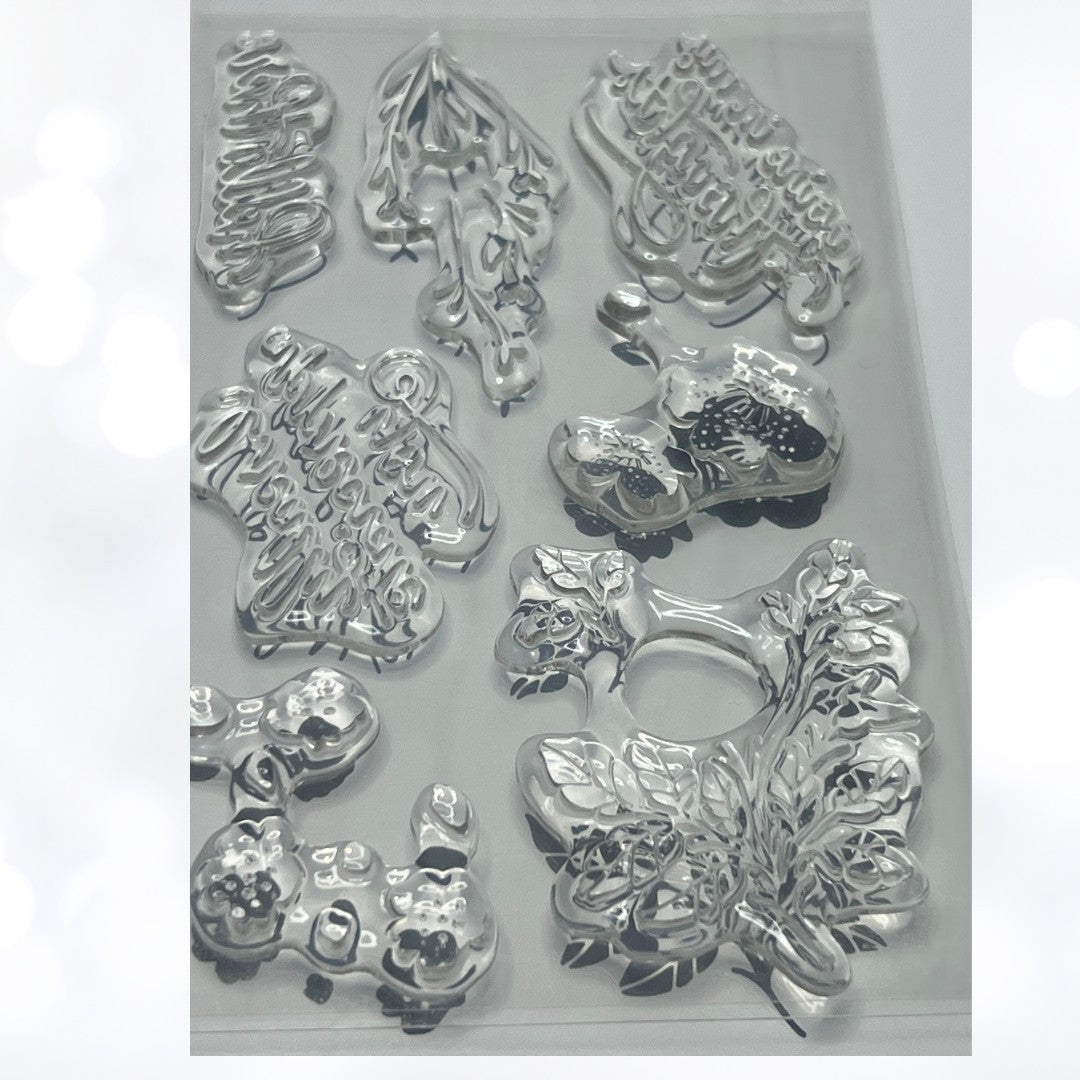 Stampin Up SOFTLY SOPHISTICATED Floral Rubber Stamps