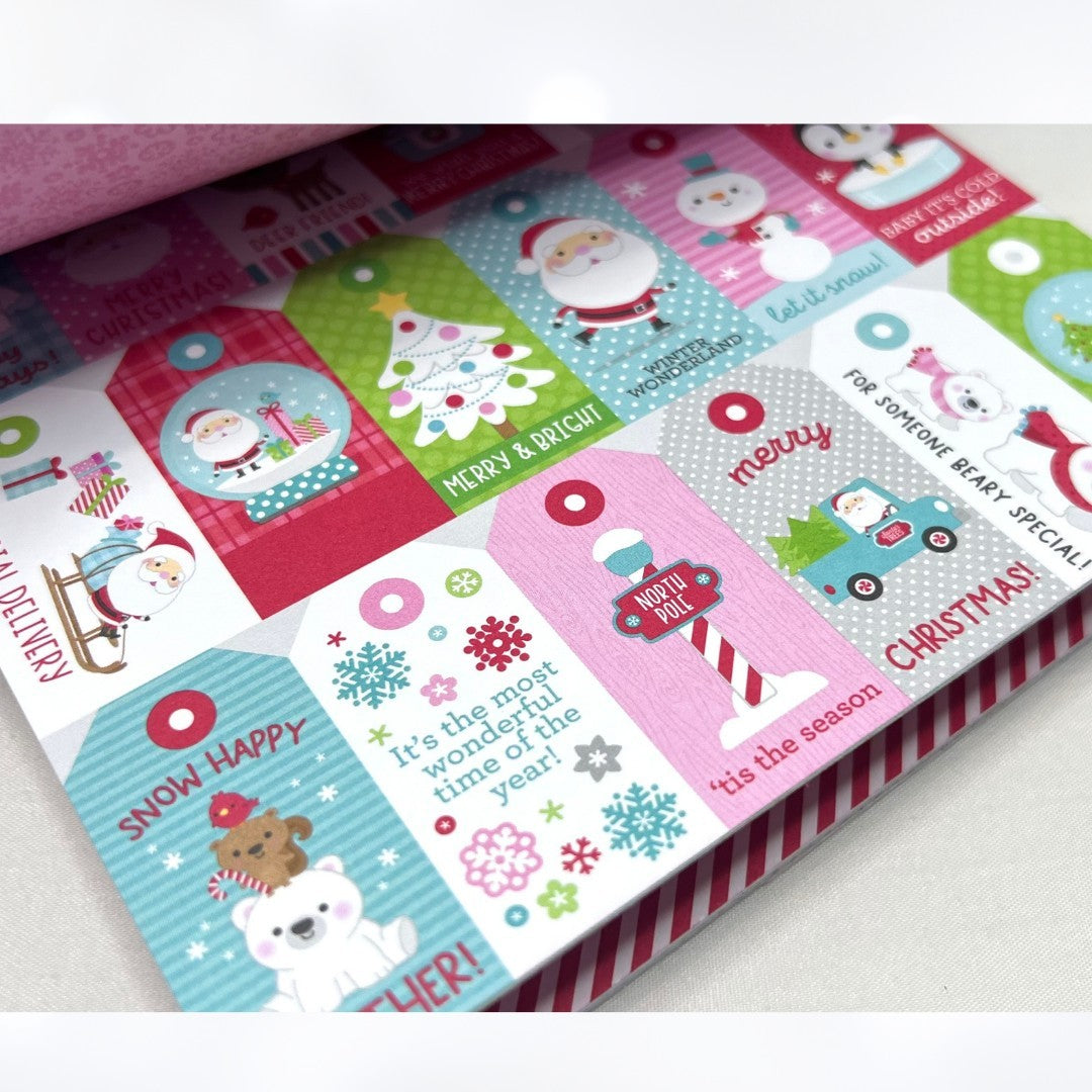 Doodlebug Designs LET IS SNOW Christmas Holiday 6x6 Cardstock Paper 24 Sheets