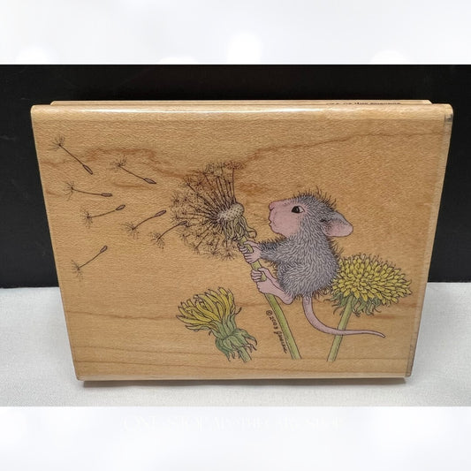 House Mouse JUST DANDY Dandelion Monica Mice Rubber Stamp