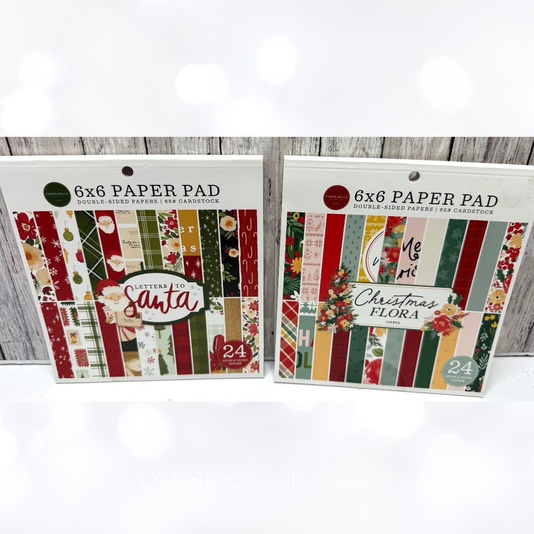 Carta Bella Echo Park CHRISTMAS 6x6 Holidays Cardstock Paper Packs Lot of 5