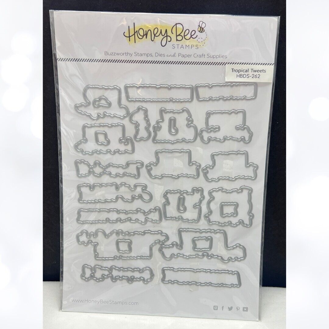 Honey Bee Stamps TROPICAL TWEETS Dies