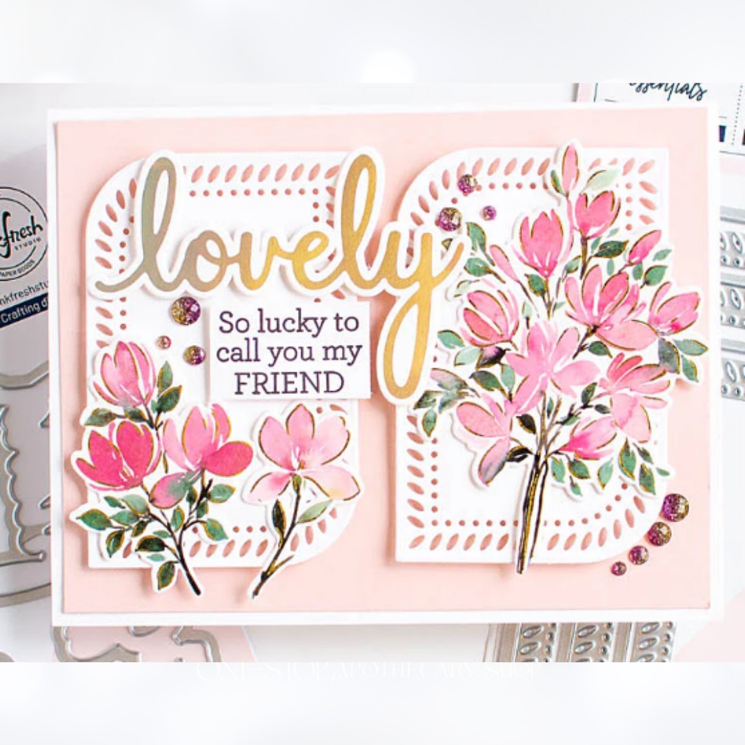 Pinkfresh Studio ROUNDED & BRAIDED RECTANGLES Frames Dies