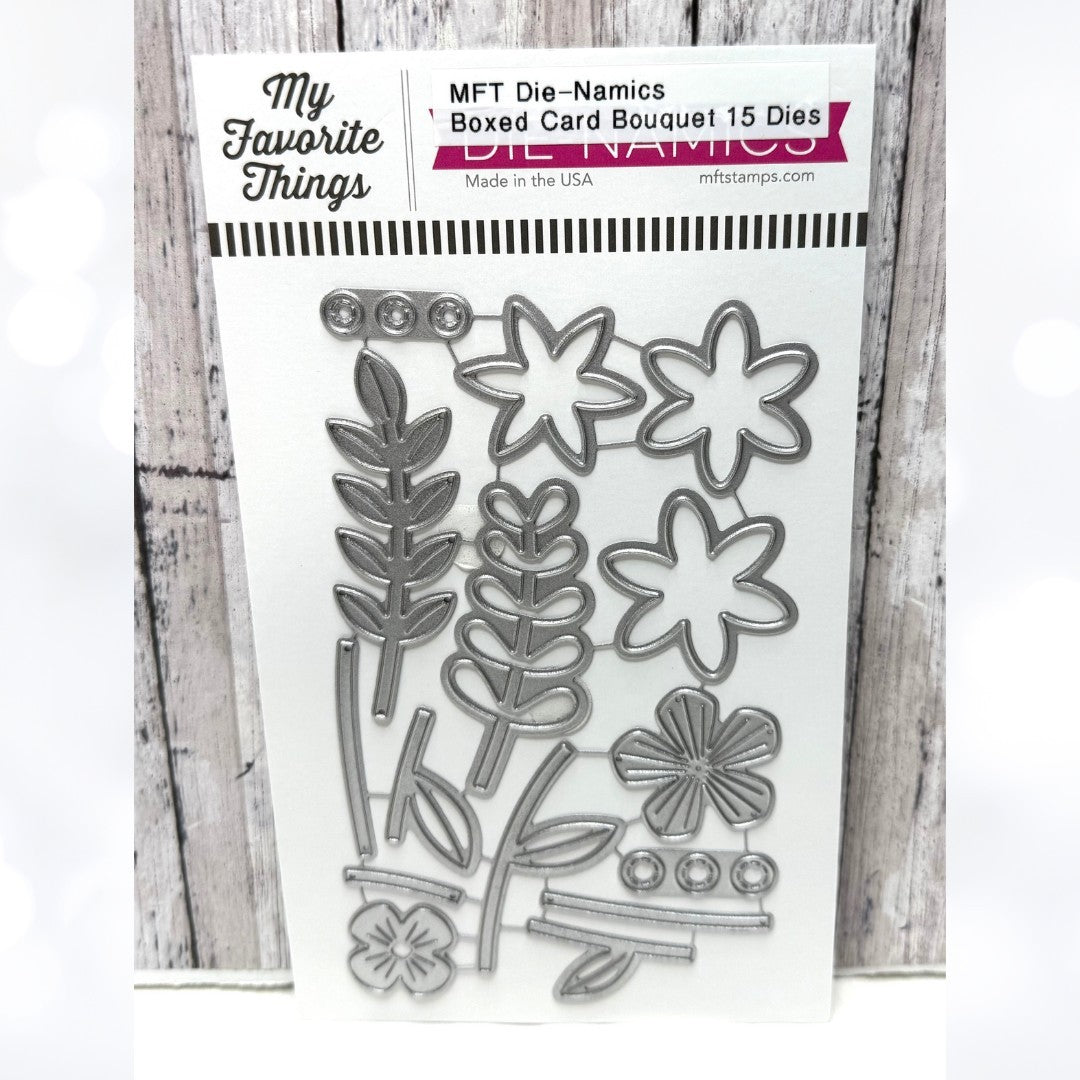 My Favorite Things BOXED CARD BOUQUET Flowers Floral Die-namics Dies
