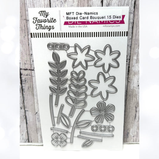 My Favorite Things BOXED CARD BOUQUET Flowers Floral Die-namics Dies