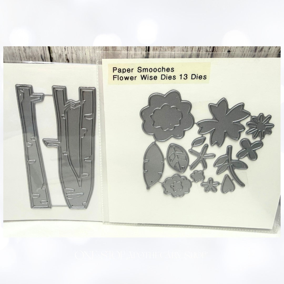 Paper Smooches FLOWER WISE Birch Trees Foliage Dies