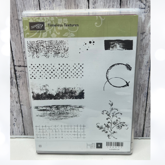 Stampin Up TIMELESS TEXTURES Rubber Stamps