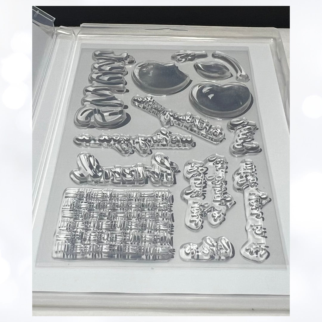 Stampin Up  SWEETEST CHERRIES Cherry Fruit Rubber Stamps Punch