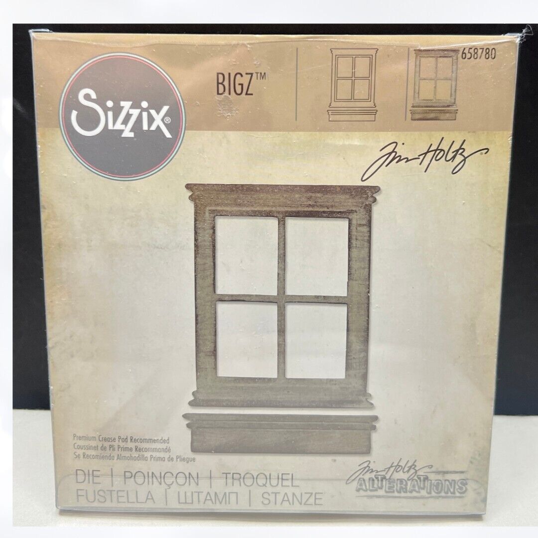 Tim Holtz WINDOW & WINDOW BOX 658780 Bigz Die