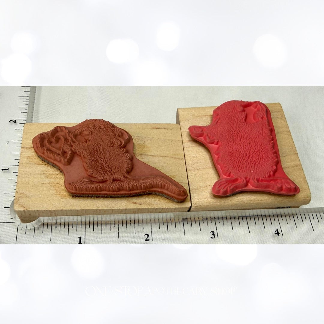 House Mouse MONICA HEART Mudpie Tells Rubber Stamps