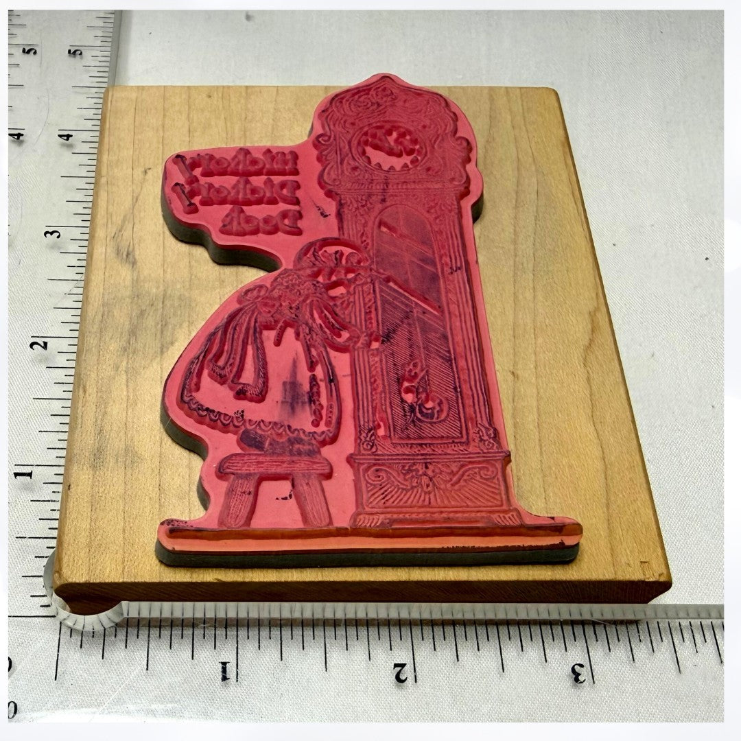 Stampabilities NURSERY RHYMES Mother Goose Children Rubber Stamps Lot of 5