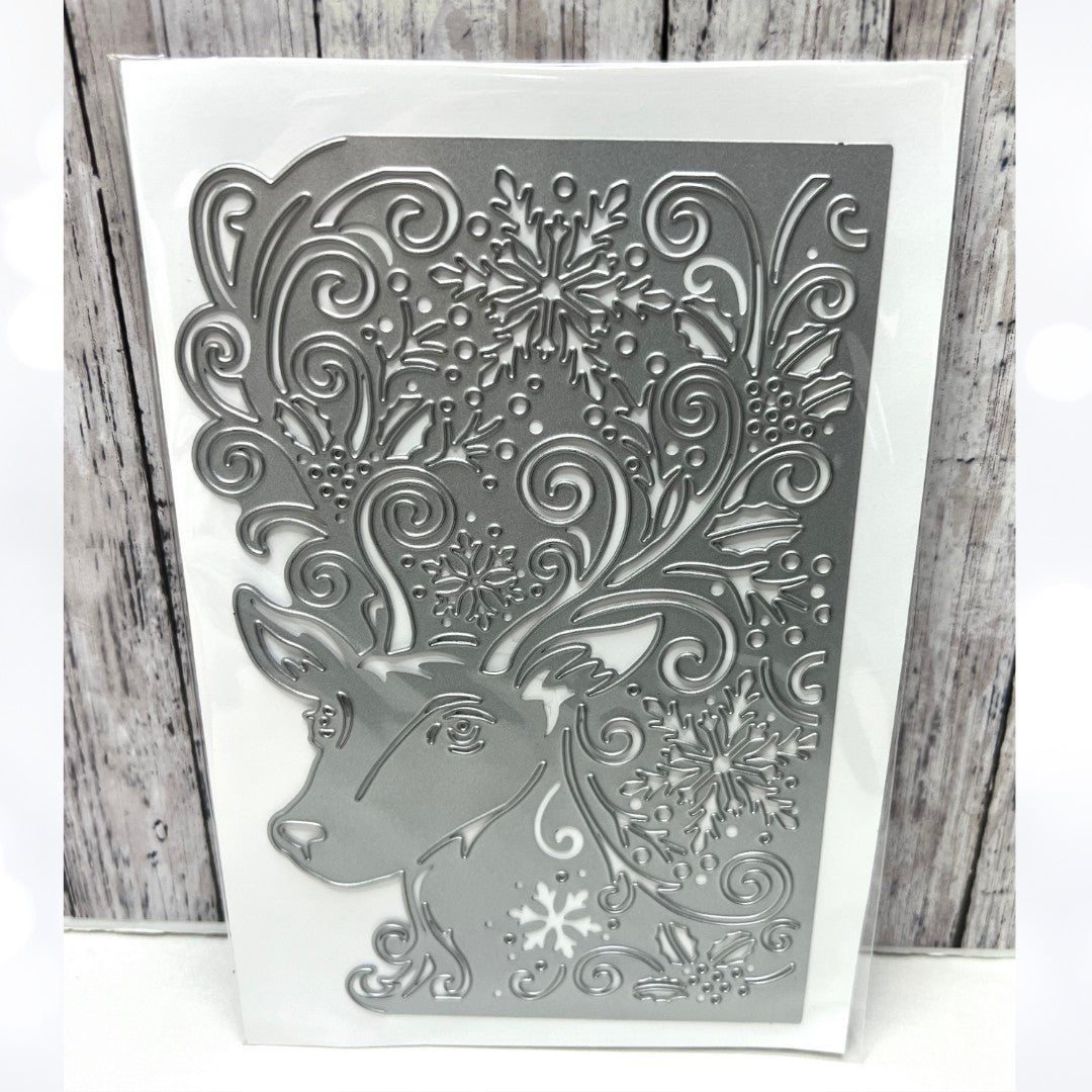 Gemini DASHING THROUGH THE SNOW Reindeer Christmas Die