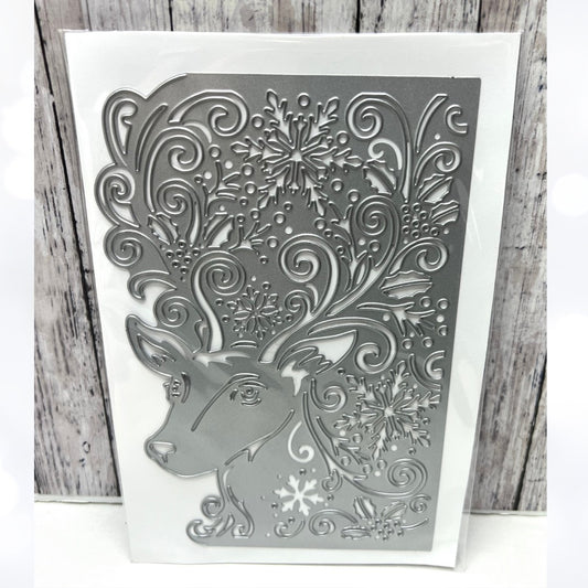 Gemini DASHING THROUGH THE SNOW Reindeer Christmas Die