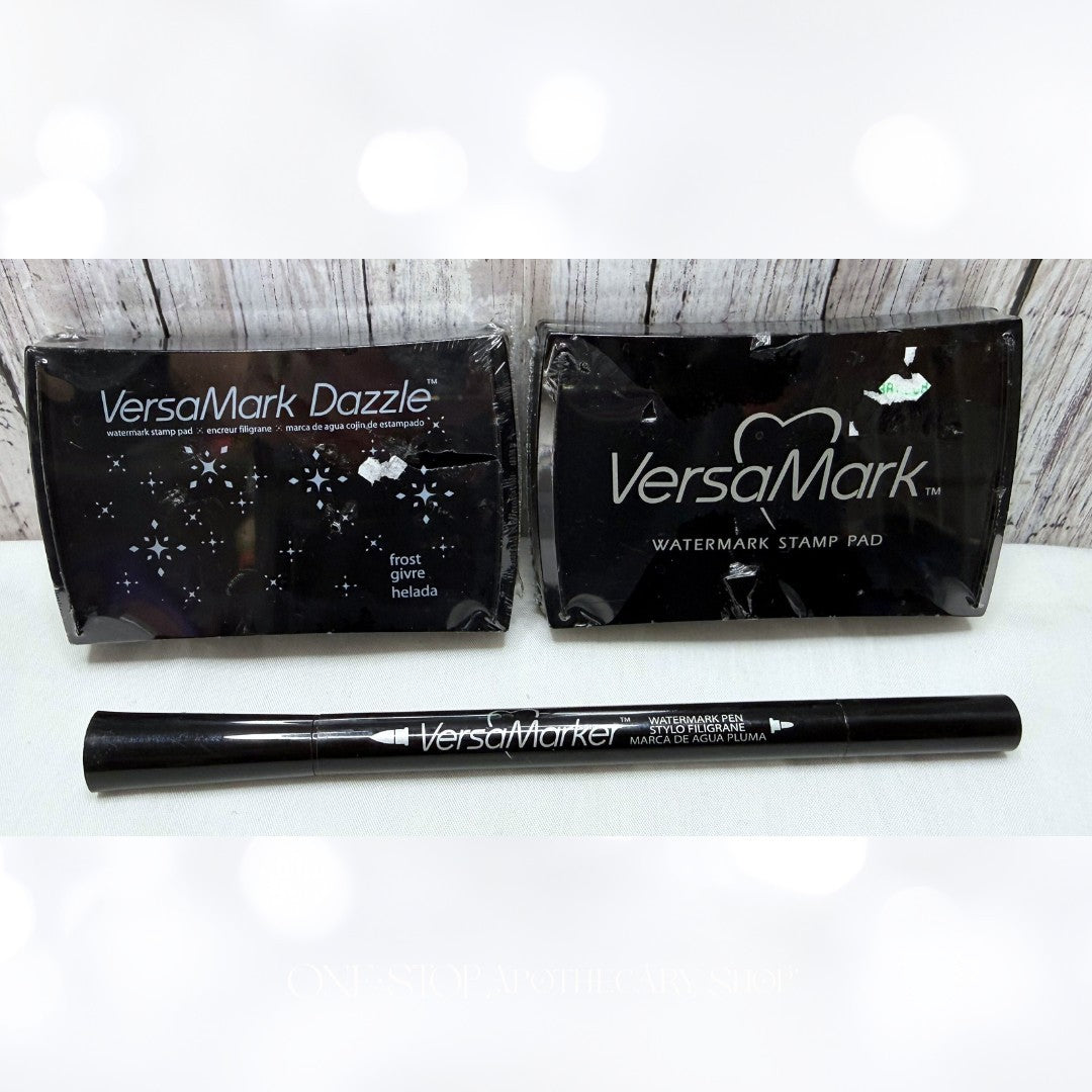 Tsukineko VERSAMARK Dazzle Watermark Ink Pads Versamarker Lot
