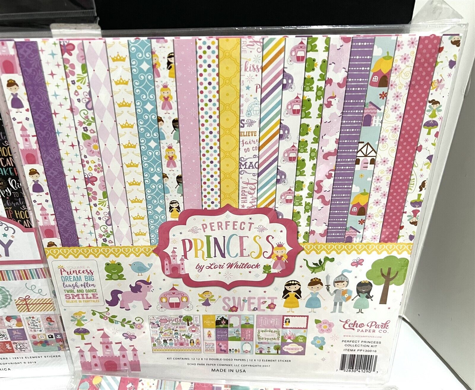 Echo Park BIRTHDAYS Princess Mermaids Boy Girl Party Scrapbook 12x12 Kits Lot