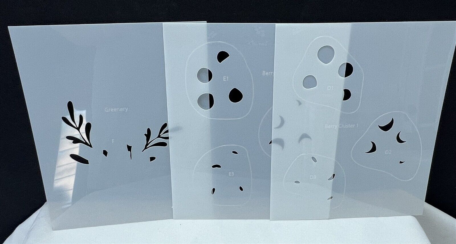 Pigment Craft Co CHRISTMAS BOUQUET Flowers Floral Rubber Stamps Dies Stencils