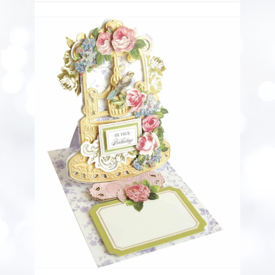 Anna Griffin WISHING WELL EASEL Finishing School Dies Craft Box Kit