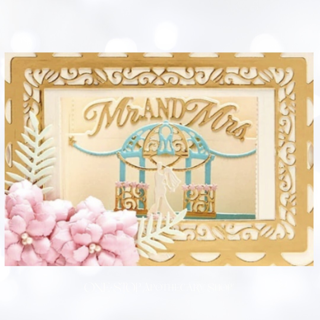 Spellbinders WEDDING BLISS SCENE Picture Perfect Window Dies