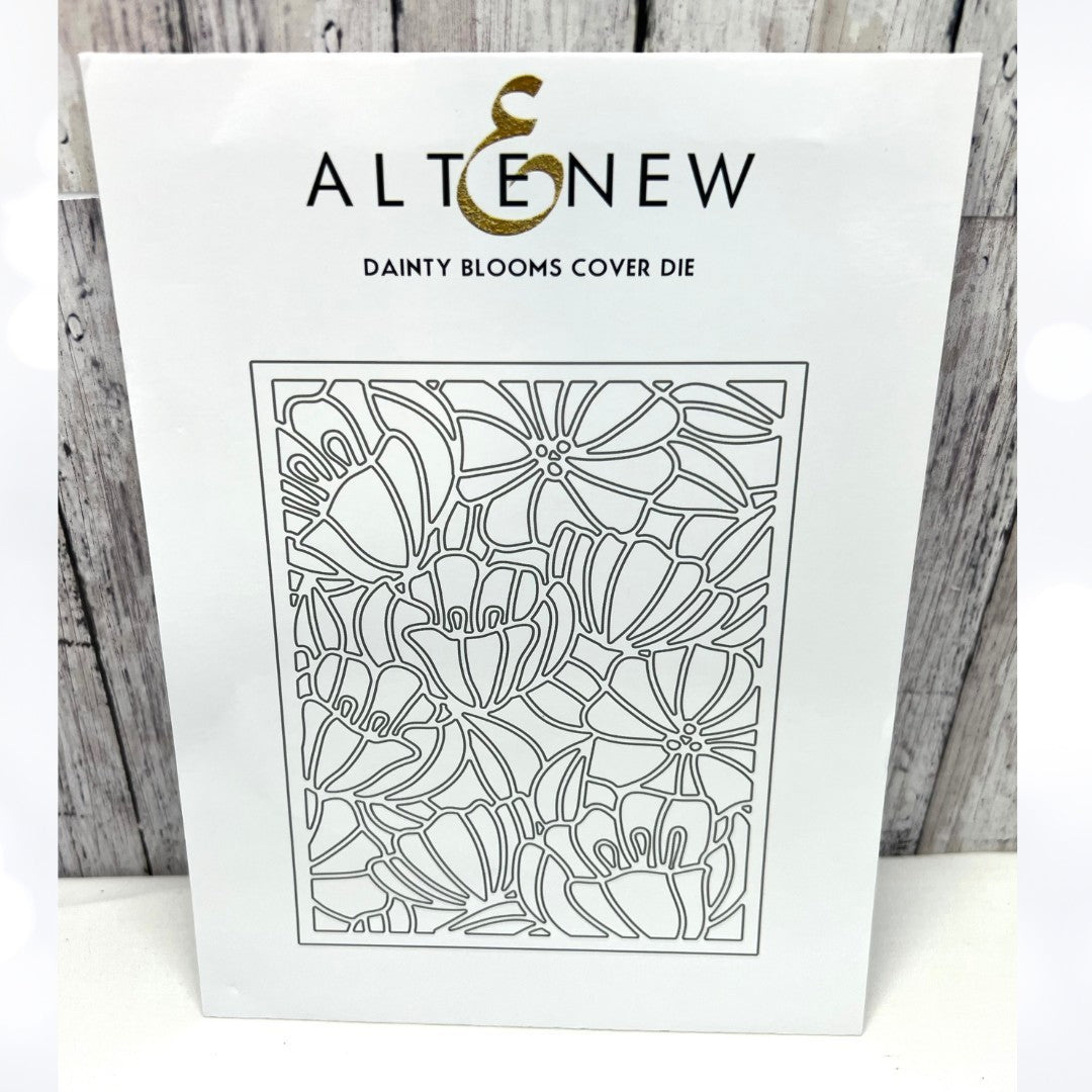 Altenew DAINTY BLOOMS Flowers Floral Background A2 Die