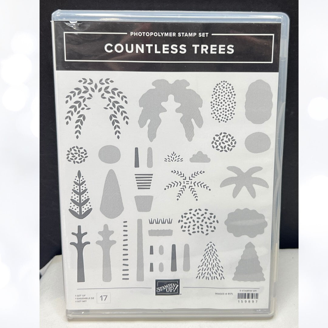 Stampin Up COUNTLESS TREES Rubber Stamps