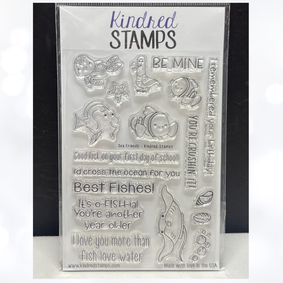 Kindred Stamps SEA FRIENDS Finding Nemo Disney Dory Rubber Stamps