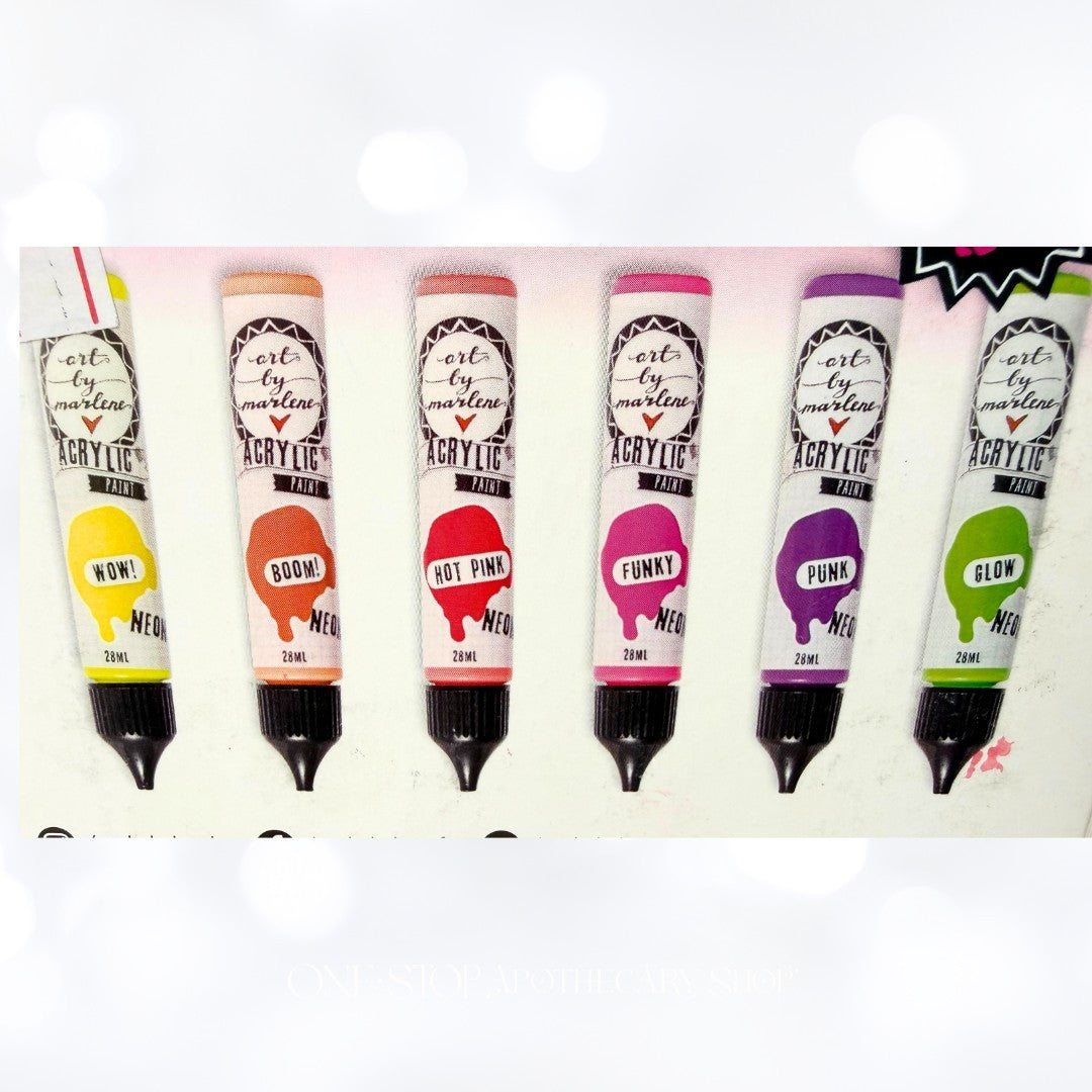 Studio Light NEON ACRYLIC PAINT Art By Marlene Set