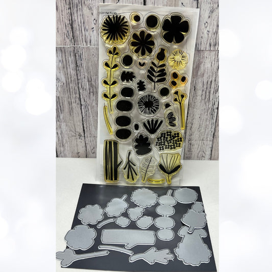 My Favorite Things FALL FLORALS Flowers Autumn 4x8 Rubber Stamps Dies