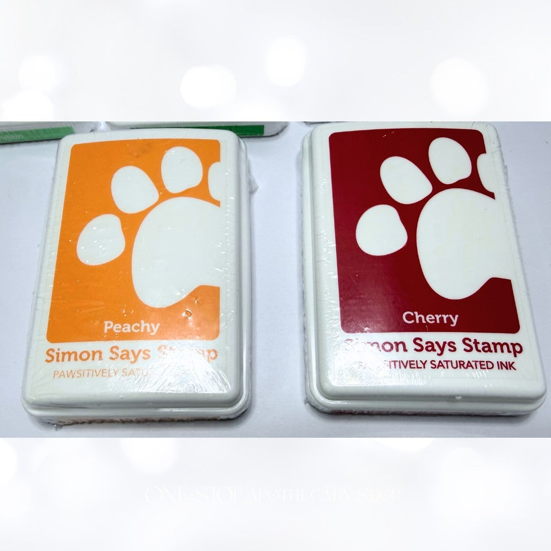 Simon Says Stamp INK PADS Pawsitively Saturated Dye Stamp Pads Lot of 17