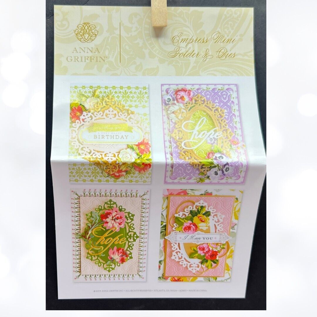 Anna Griffin Empress Mini Embossing Folder & Dies