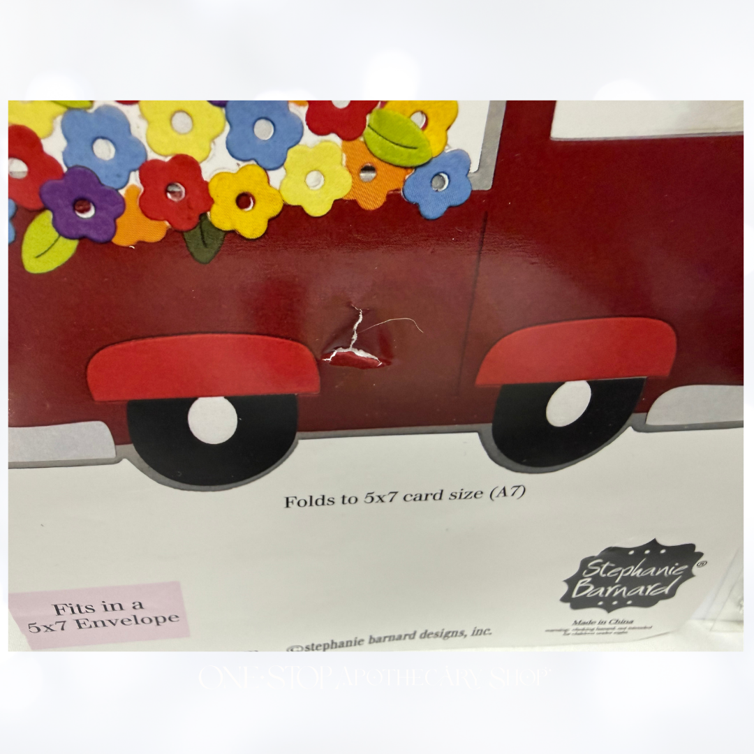 The Stamps of Life 5X7 TRUCK FOLD ITs Pickup Dies & Rubber Stamps
