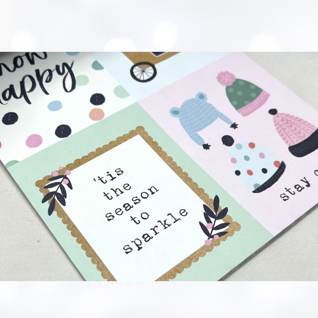 Simple Stories WINTER WONDER Travels Good Stuff 6x8 Cardstock Paper Packs Lot