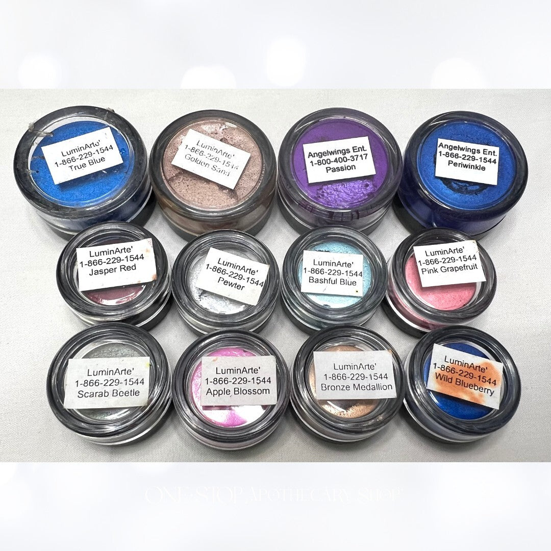 Luminarte TWINKLING H2Os Shimmering Watercolor 5gm & 10gm Lot of 12