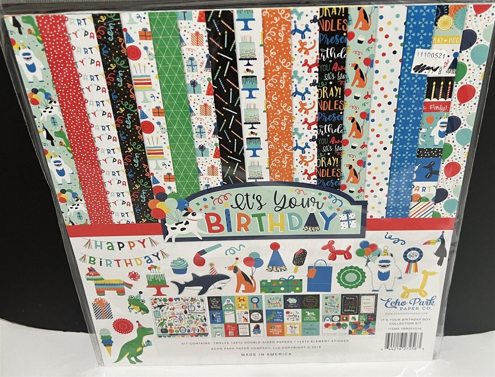 Echo Park BIRTHDAYS Princess Mermaids Boy Girl Party Scrapbook 12x12 Kits Lot