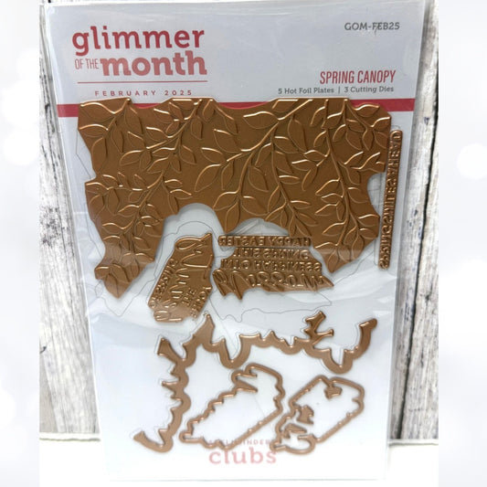Spellbinders Glimmer SPRING CANOPY of the Month February 2025