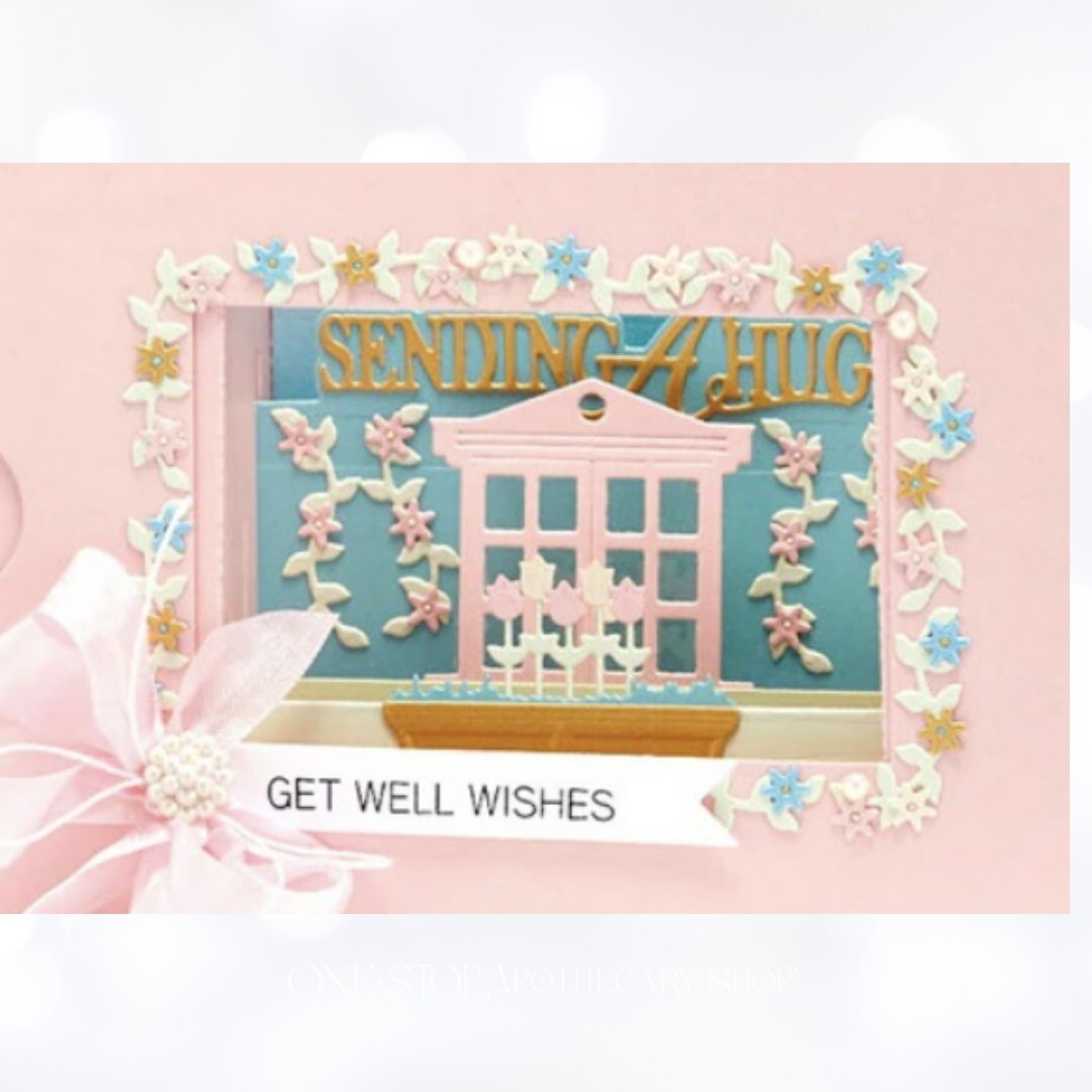Spellbinders WEDDING BLISS SCENE Picture Perfect Window Dies