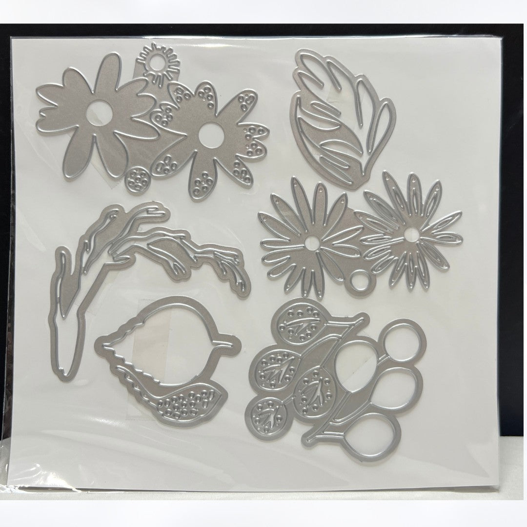Tim Holtz FUNKY FLORAL Large Flowers 664158 Thinlits Dies