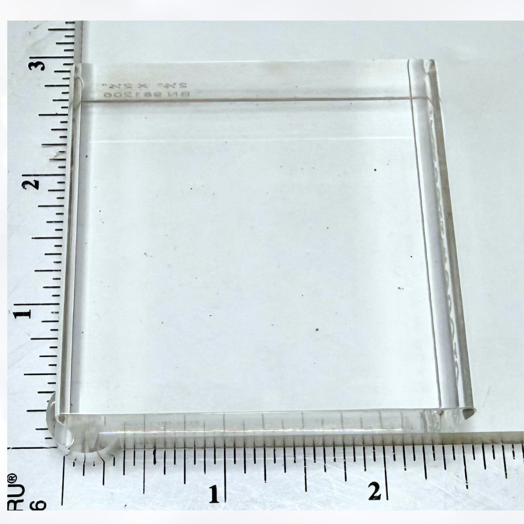 Close To My Heart ACRYLIC BLOCKS Clear Rubber Stamp Mounts Set of 6