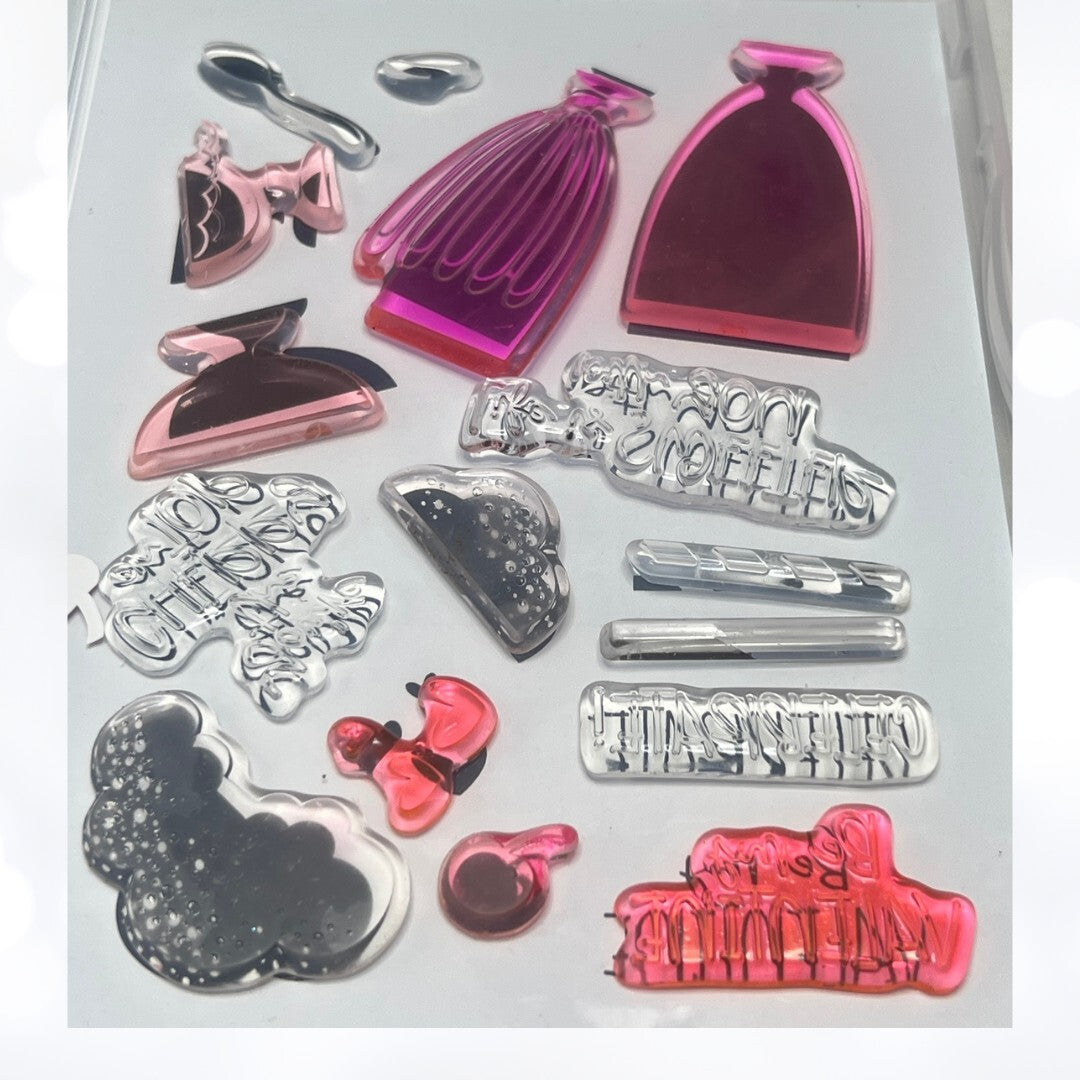 Stampin Up SHARE A MILKSHAKE Ice Cream Rubber Stamps