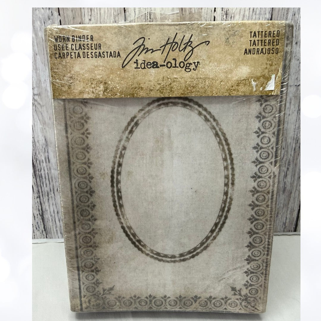 Tim Holtz Idea-ology WORN BINDER Tattered Mixed Media 5x7 Journal Rare