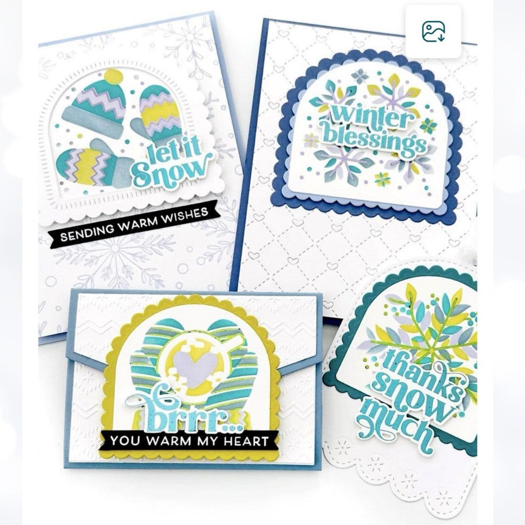 Taylored Expressions WINTER WONDER Christmas Layering Stencils
