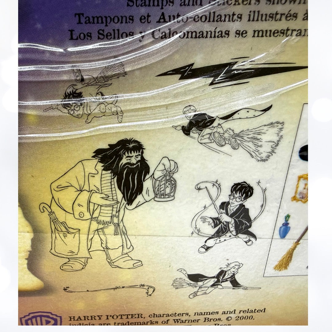HARRY POTTER Wizard Foam Rubber Stamps Lot