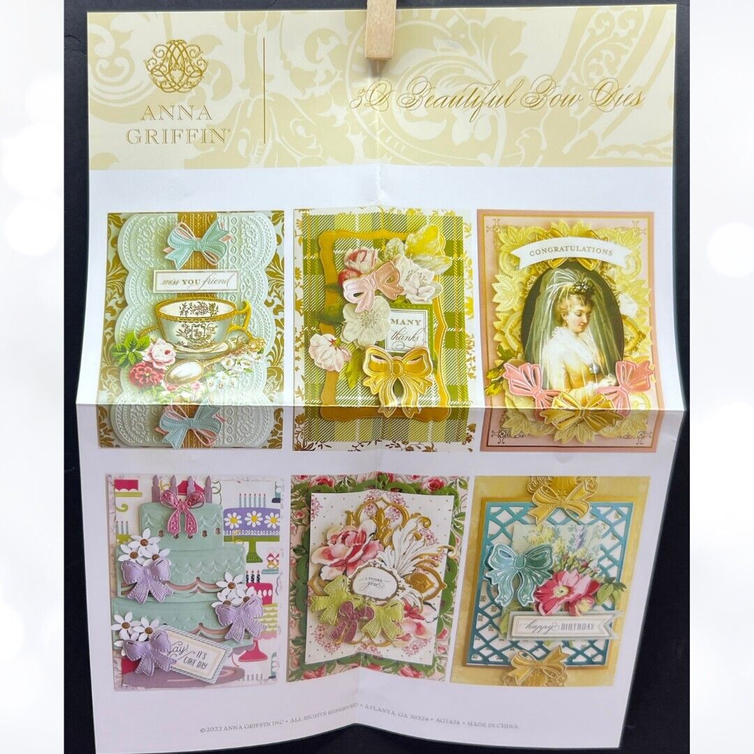 Anna Griffin 3D BEAUTIFUL BOW Bows Dies