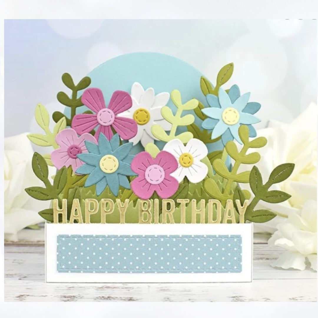 My Favorite Things BOXED CARD BOUQUET Flowers Floral Die-namics Dies