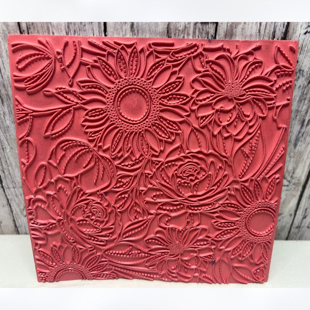 Simon Says Stamp ALL LEAVES Floral Mix 6x6 Fall Autumn Background Rubber Stamps