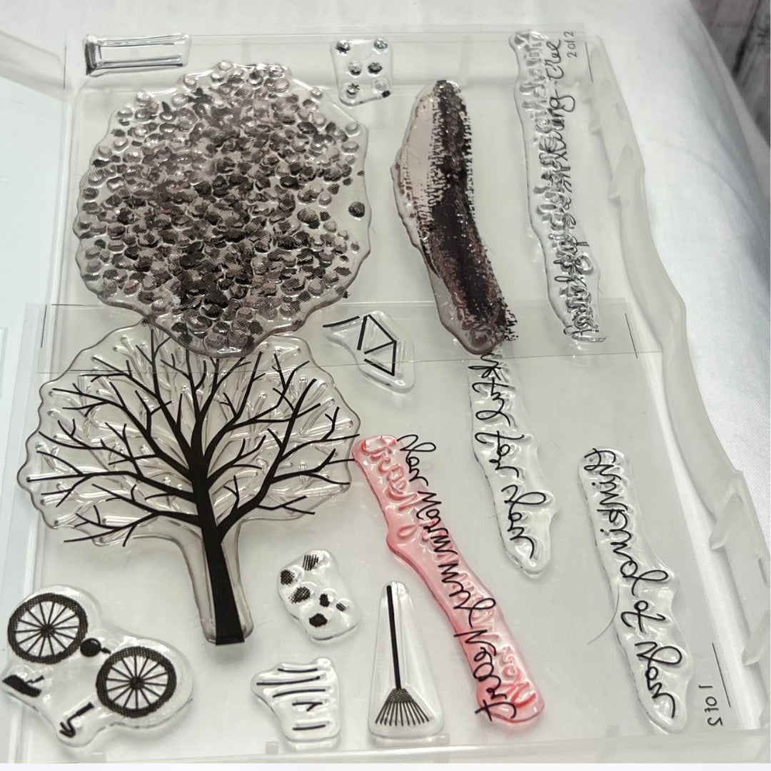 Stampin Up SHELTERING TREE Seasons Rubber Stamps