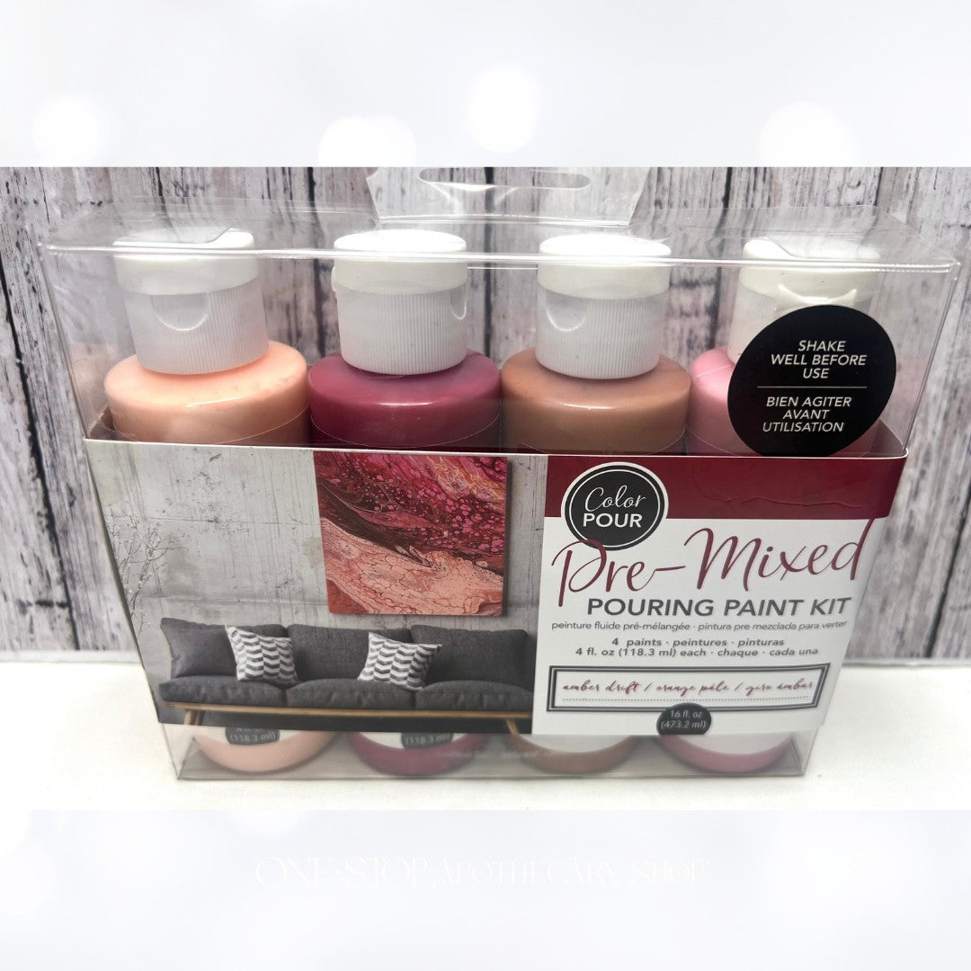 American Crafts PRE-MIXED POURING PAINT Acrylic Amber Drift