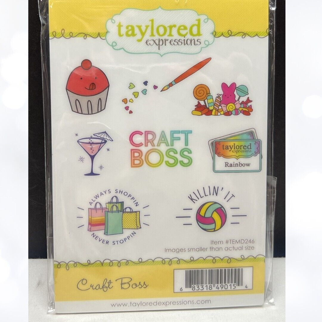 Taylored Expressions CRAFT BOSS Crafting Rubber Stamps