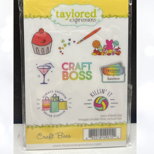 Taylored Expressions CRAFT BOSS Crafting Rubber Stamps