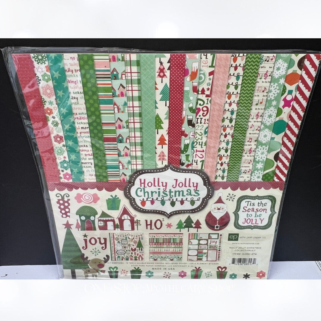 Echo Park Simple Stories CHRISTMAS Holiday 12x12 Scrapbook Paper Kits Lot of 3